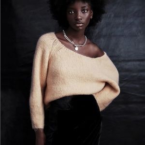 KNIT top  - Cream | ZARA Cambodia